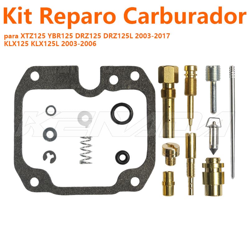 Kit De Reparo De Reconstrução De Carburador Ybr 125 DRZ125 DRZ125L 2003-2017 KLX125 KLX125L 2003-2006