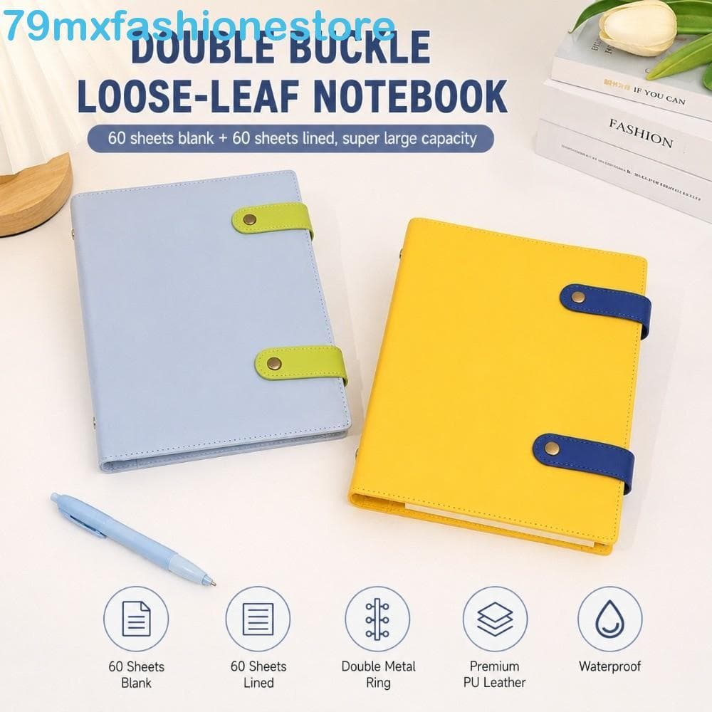 Planejador De Papel MXFASHIONESB , Blocos De Notas Capa De Couro PU Bloco A5 B5 , Caderno De Desenho De Cor Sólida
