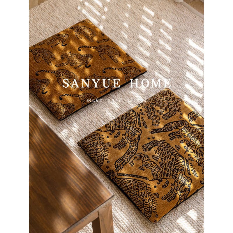 Almofada de cadeira quadrada Medieval Meilade removível lavável Tatami almofada de assento de janela saliente almofada q