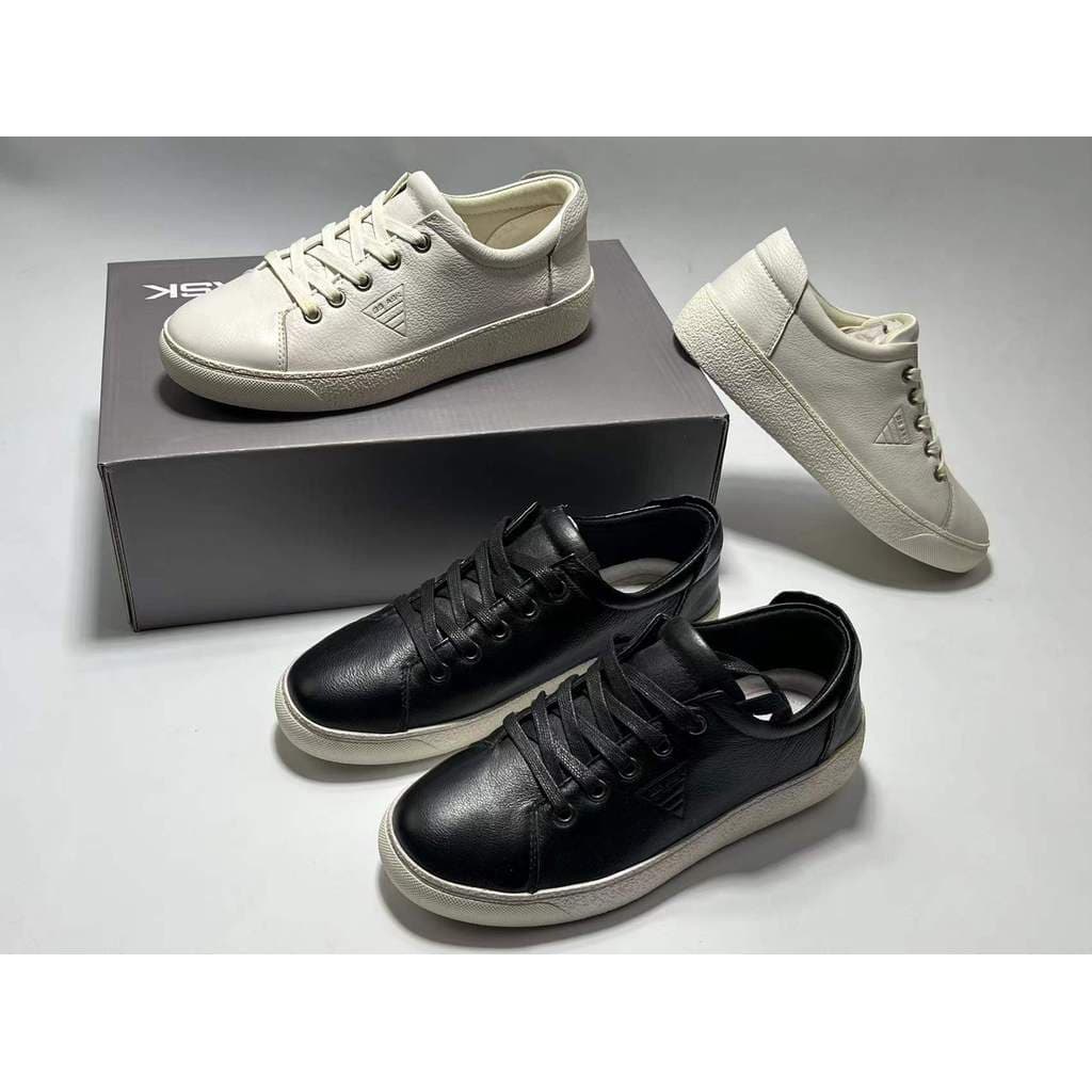Suave comércio exterior tênis de couro Real tênis casuais respirável All-Match primeira camada tênis baixo-Top feminino