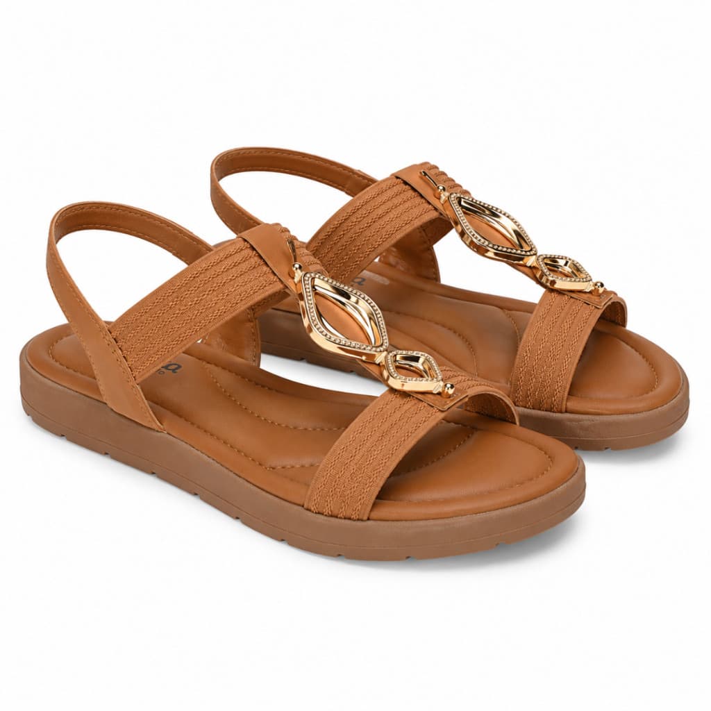 Sandalia Feminina Dakota Flatform Anatomica Pedraria Original