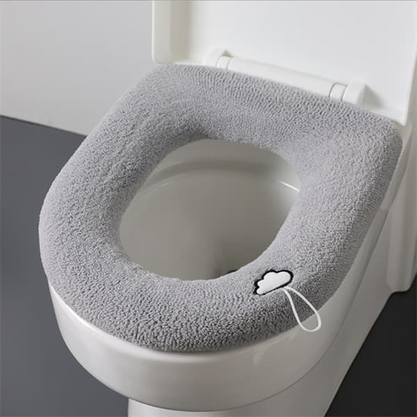 Almofada de toalete espessada capa de almofada de toalete inverno adesivo de almofada doméstica outono inverno quatro es
