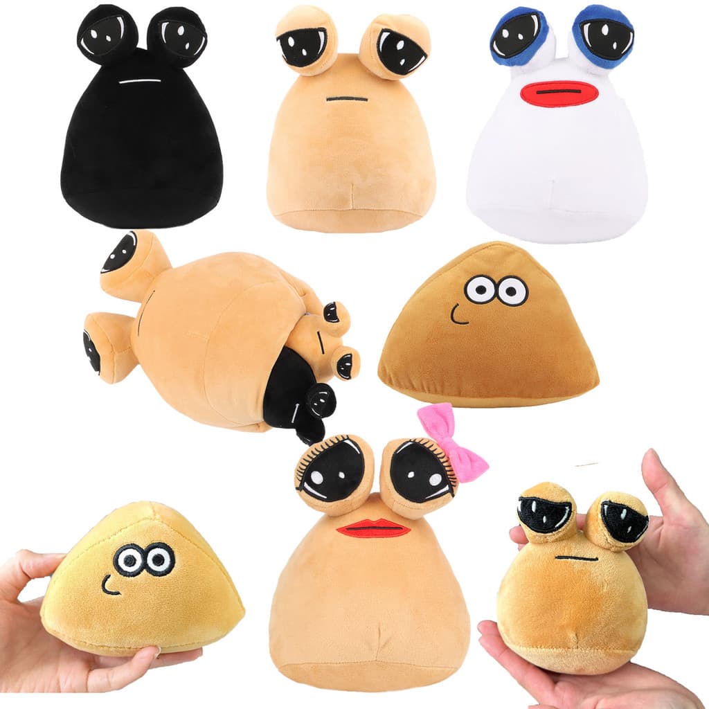 Novo super pequeno pou animal de estimação alienígena jogo do bebê mercadoria boneca brinquedo de pelúcia super bonito p