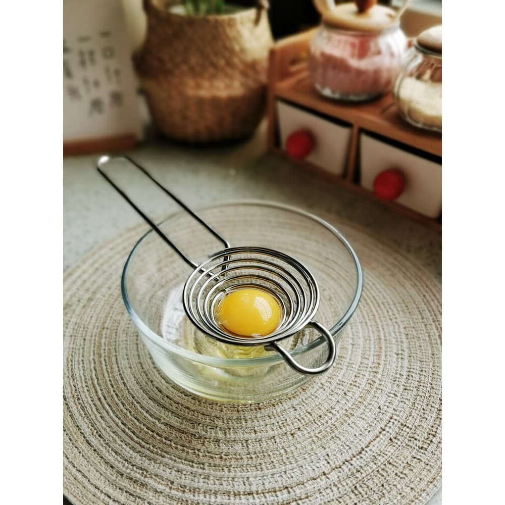304 aço inoxidável ovo branco gema separador suplemento alimentar do bebê cozinha cozimento ovo líquido separador ovo fi