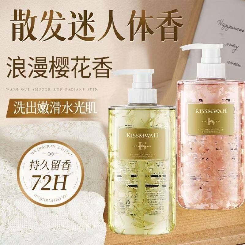 Camomila flor de cerejeira pétala lavagem corporal suave loção hidratante textura fragrância nutritiva fragrância de lon