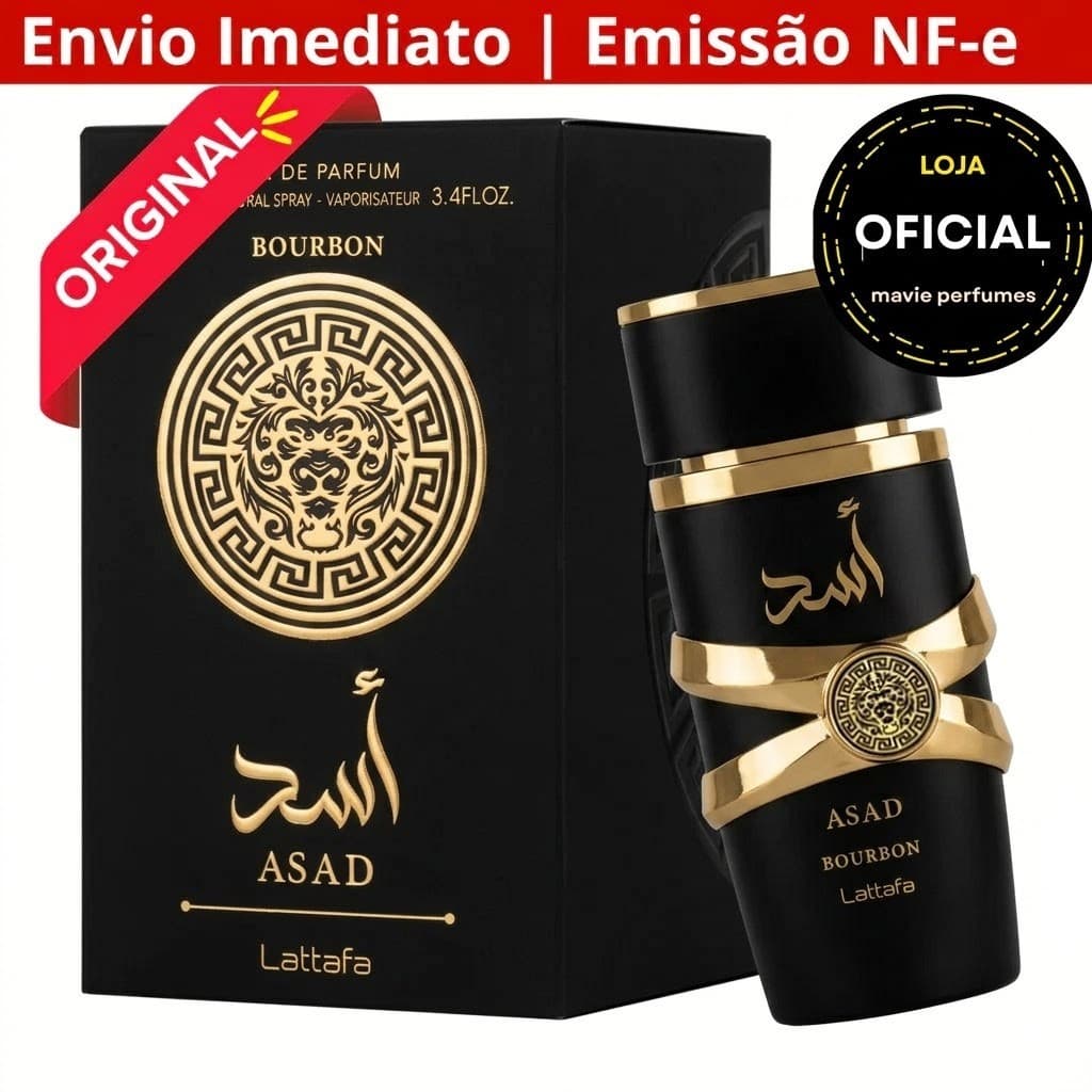Perfume Árabe Asad Masculino 100ml EDP Original Com Selo