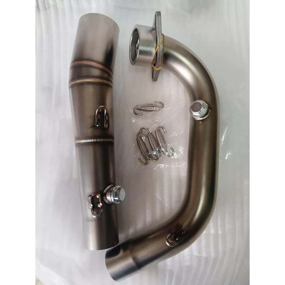 Para Zontes ZT368G 2024 Modificação Do Sistema De Escape Motor Tubo De Cabeçalho Conectar A Silenciadores Id t 51mm
