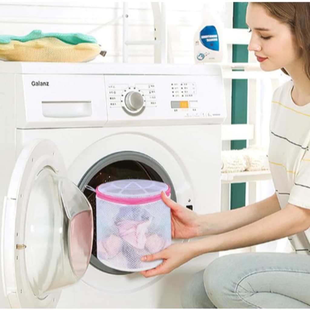 Saco De Telinha P/ Lavar Sutiã / Roupa Íntima Máquina De Lavar Roupas (SA3066)