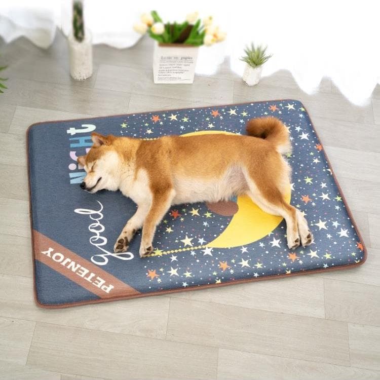 Tapete de cachorro coreano, seda gelada, resfriamento, quatro estações, tapete legal, canil, tapete de dormir, Shiba Inu