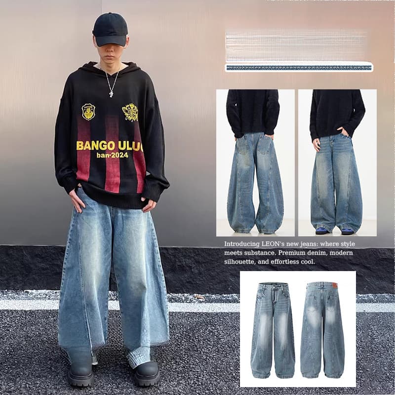 Calças masculinas de rua calças soltas Y2K Hip-Hop calças americanas soltas jeans calças casuais calças Harajuku calças