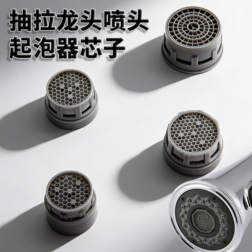Adequado para Jiumu Moen torneira da cozinha aerador Pull-out Sprinkler núcleo interno filtro de poupança de água saída