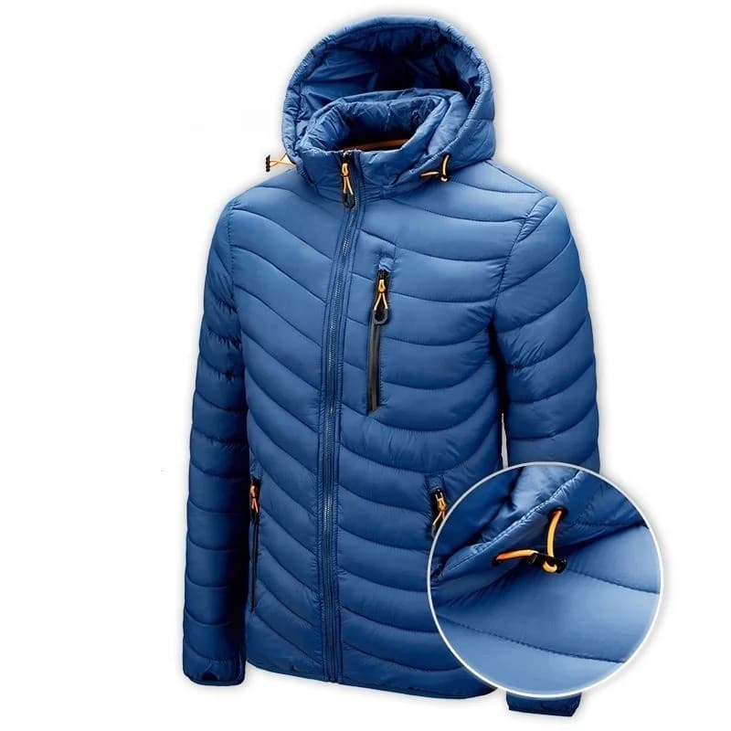 Novo estilo acolchoado jaqueta masculina inverno grosso para baixo acolchoado jaqueta costelas de porco acolchoado jaque