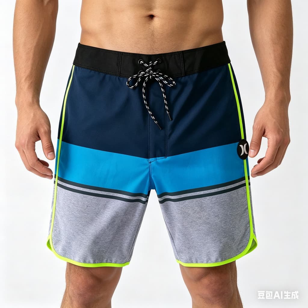 Calções De Banho Masculinos Profissionais De Secagem Rápida Anti-Chafe Surf Rafting