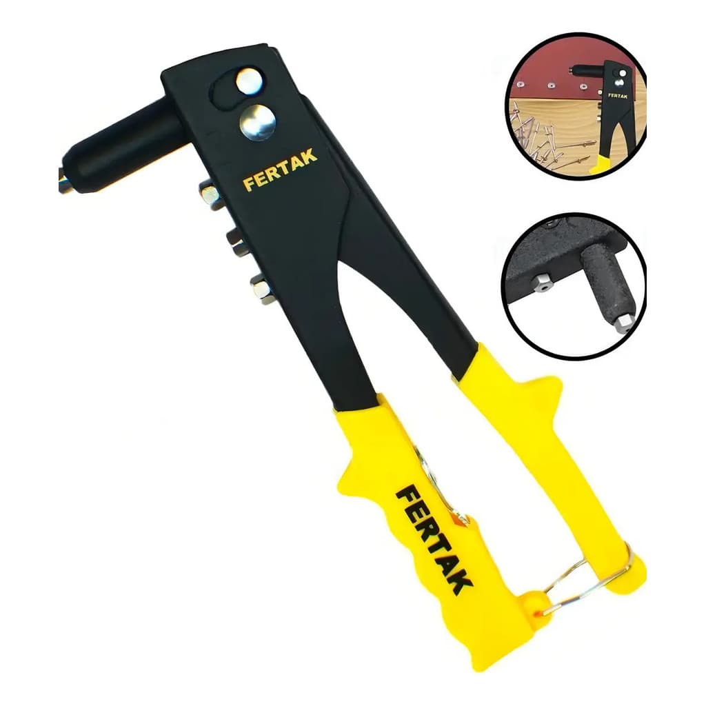 Álicate Rebitador Fertak 10" (25cm) - Ferramenta Manual Profissional