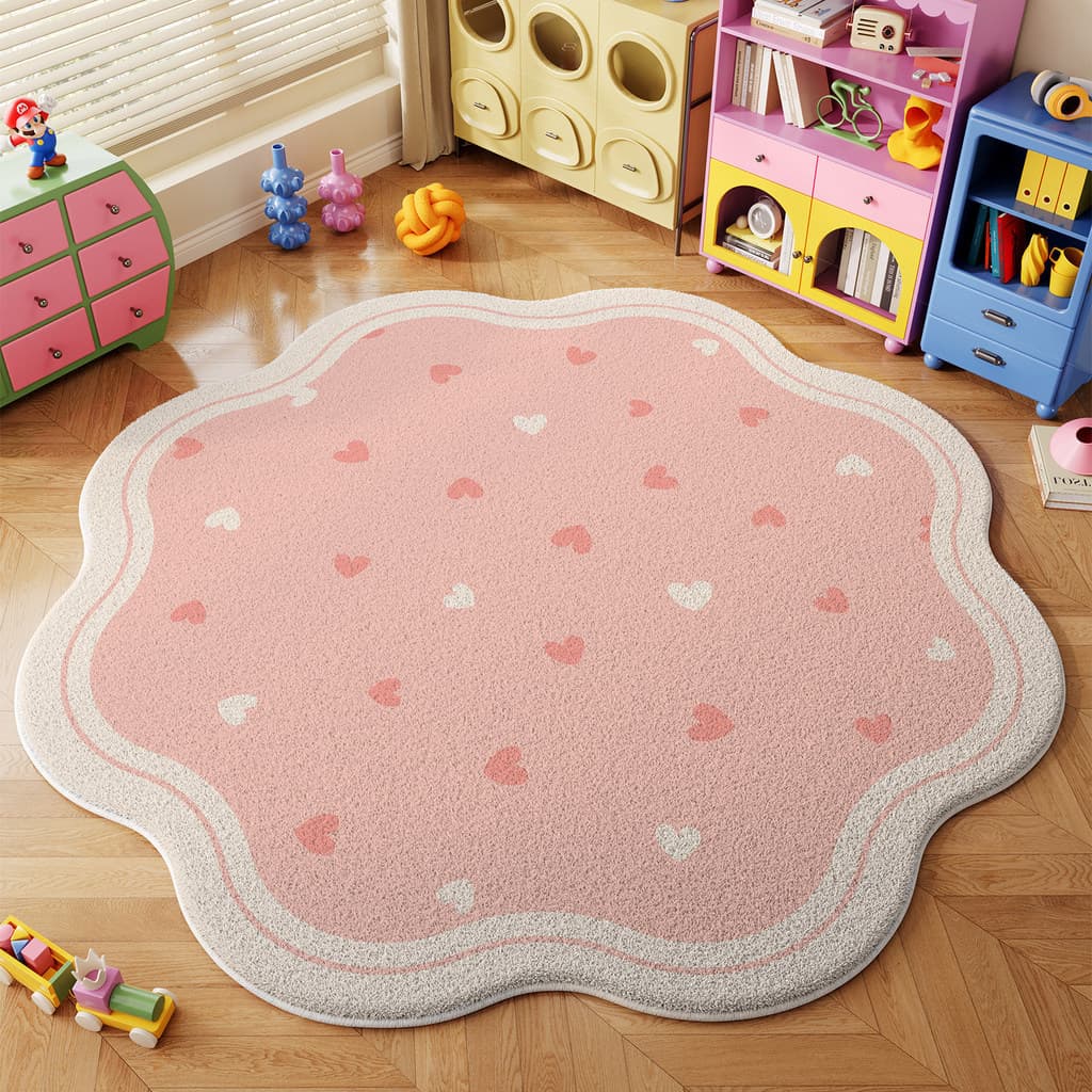 [Novo produto] Pequeno fresco colorido flor tapete imitação de caxemira sala de estar resistente à sujeira cobertor de s