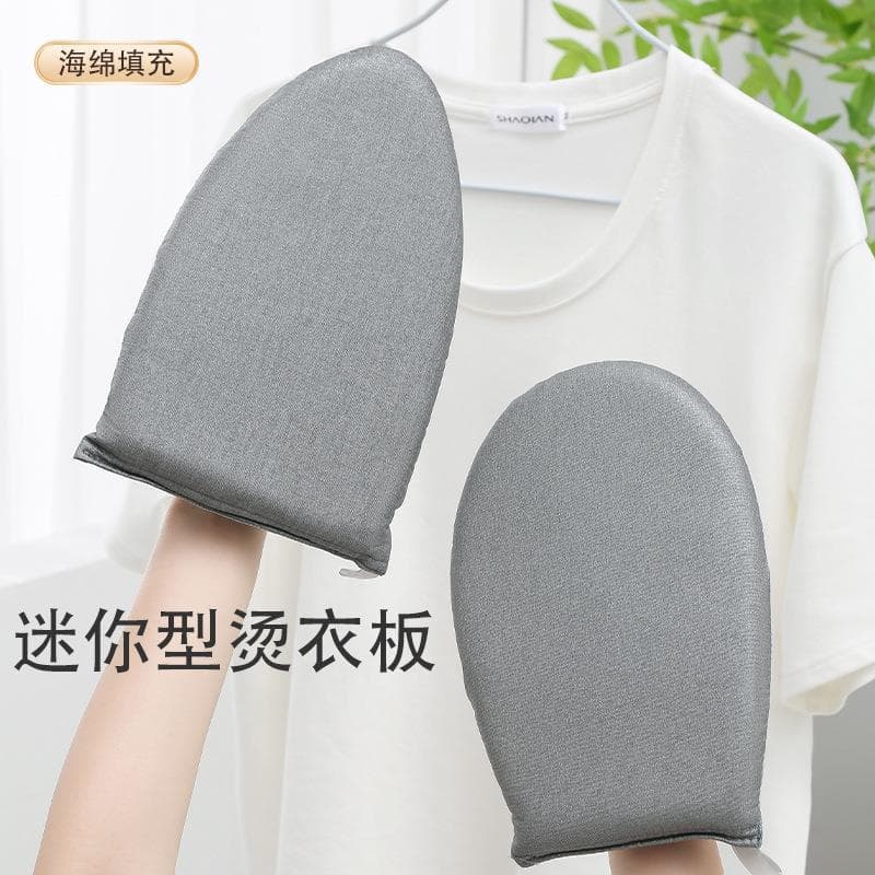 Tábua de passar roupa portátil doméstica com fivela de dedo Mini tábua de passar roupa espessada à prova d'água com isol