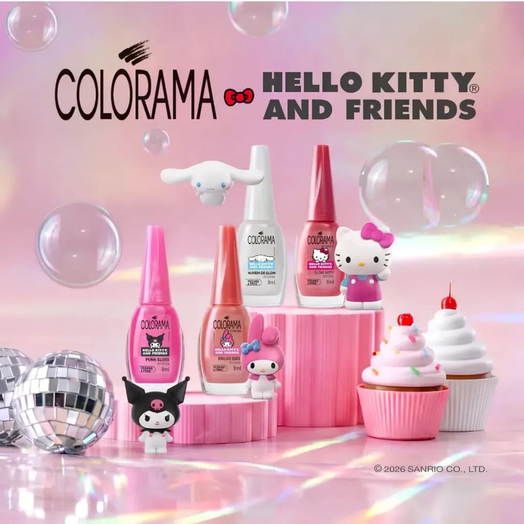 Esmaltes Colorama Hello Kitty and Friends