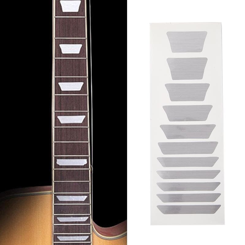 [sum] Incrustação De Guitarra Acústica Elétrica Stier Fretboard Marcadores Scale BR