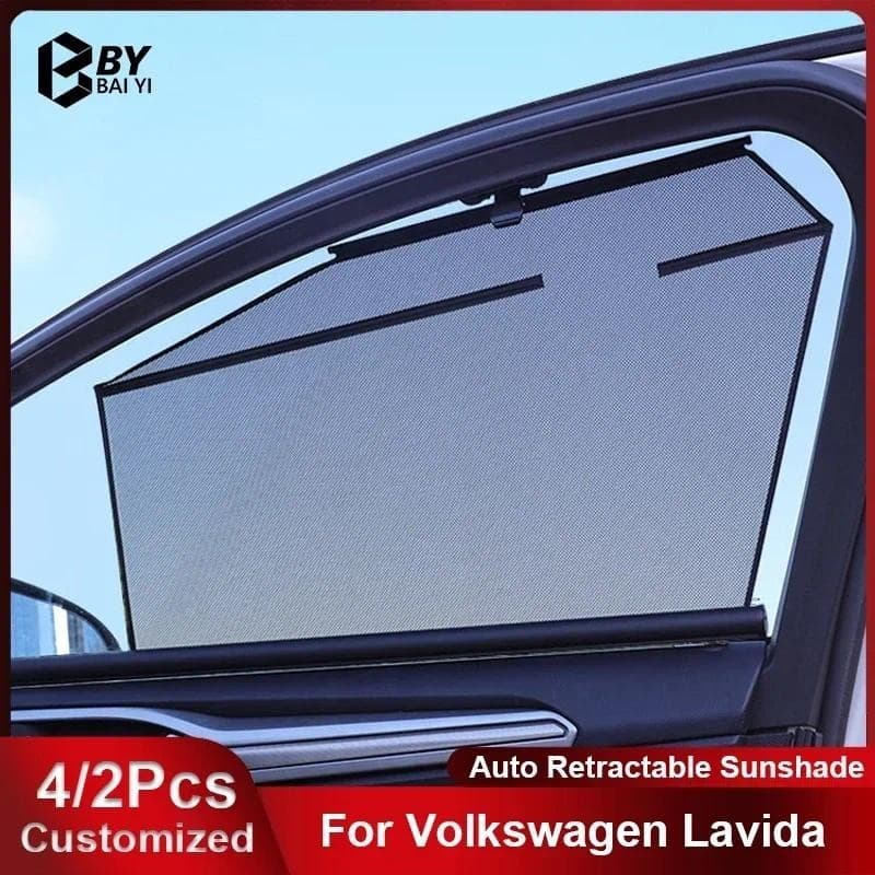 Para Volkswagen Lavida 2010-2024 Carro Auto Levantamento Pára-Sol Janela Lateral Sóis Capa Protetora Acessórios Interior