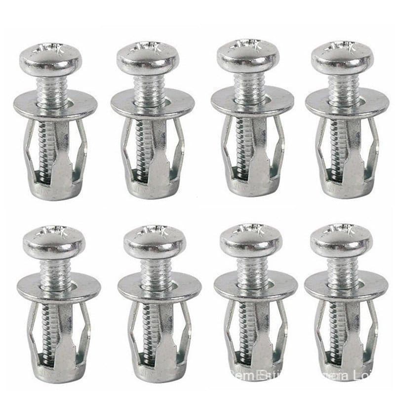 10pcs M4 M5 M6 M8 Porca De Parafuso Metálica De Aço Expansão Para Linha De Pele De Ferro De Parede Oca