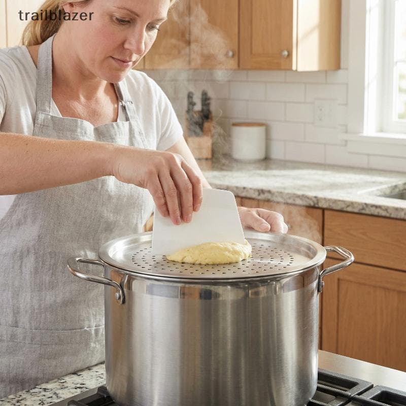 Fabricante De Spaetzle De Aço Inoxidável Com Raspador Para Cozinha Caseiro Alemão Ovo Macarrão Ferramenta Durável E Anti