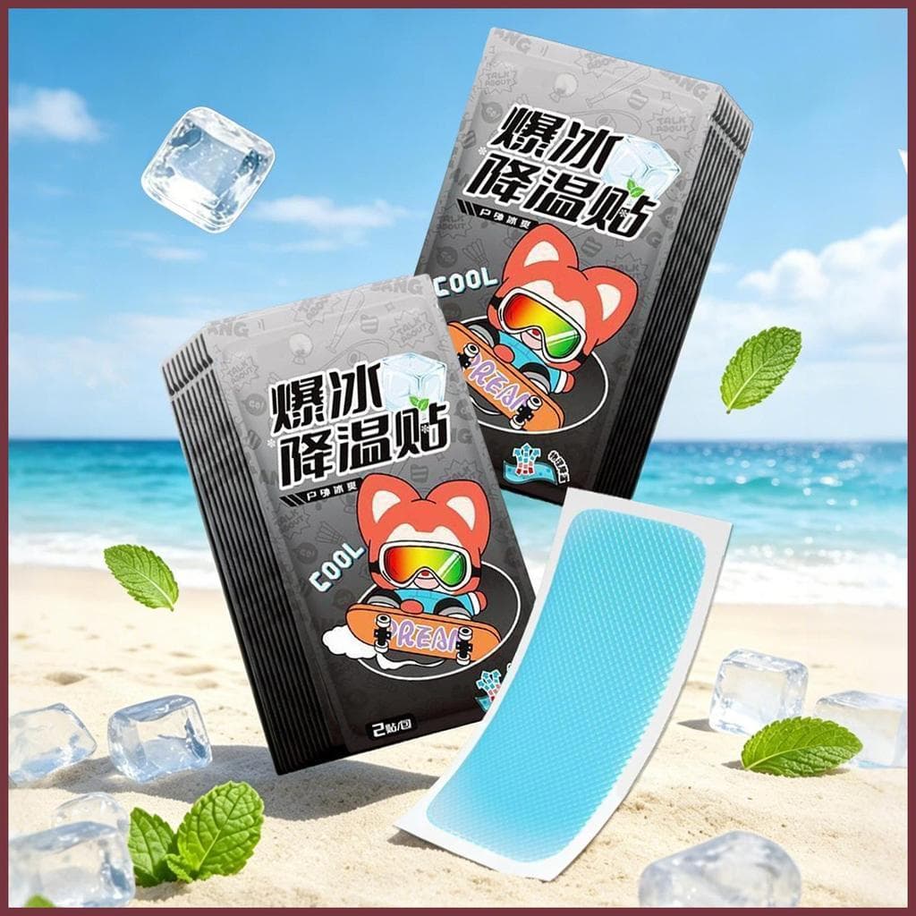 Patches De Resfriamento Para Crianças , Almofadas Frias Instantâneas De Longa Duração , Remendos Legais E Calmantes Quei