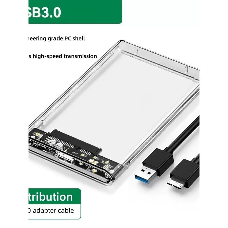 Gabinete para HD SSD Externo 2.5 Polegadas USB 3.0 Type-C SATA Até 6TB