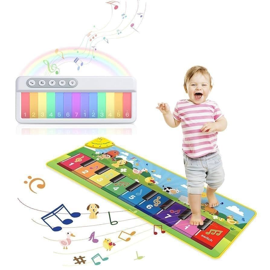 Piano Para Crianças - Brinquedo Musical Multifuncional - Recurso Para Educação Infantil E Terapeutas