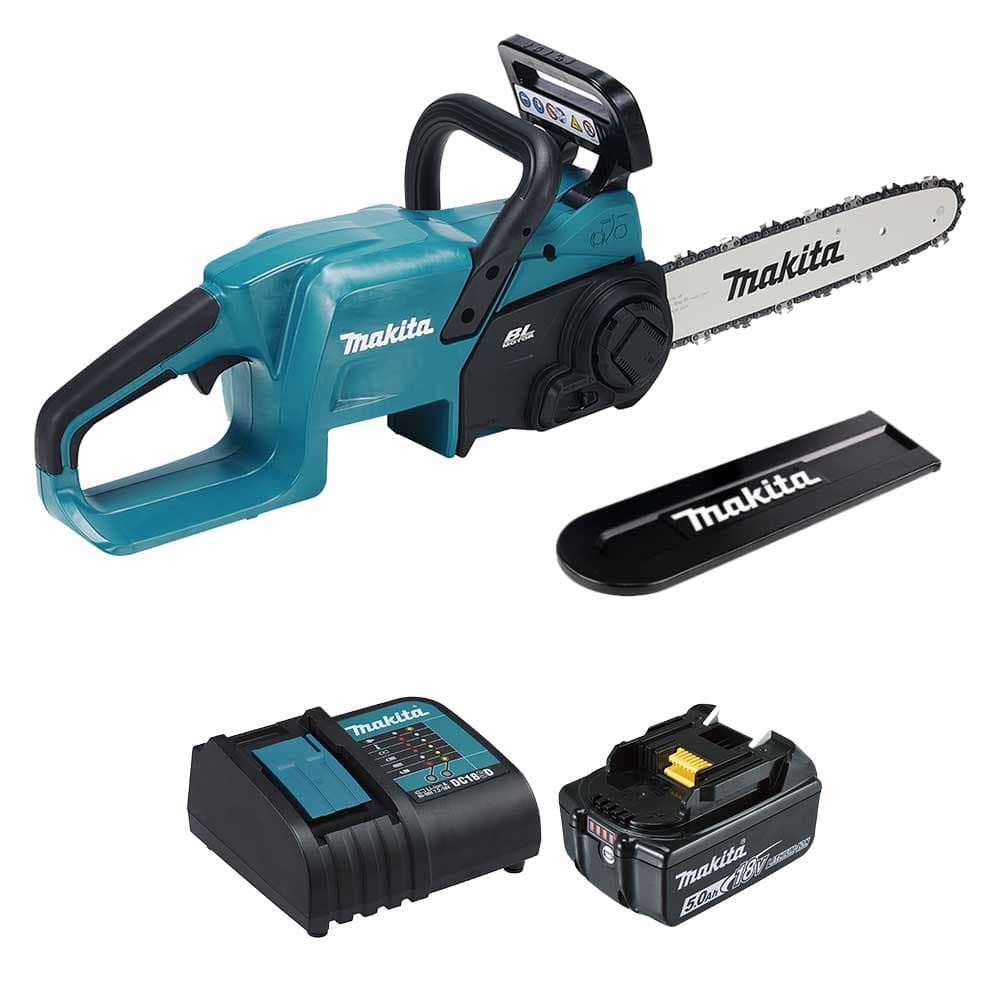 Motosserra MAKITA DUC307ZC 610W Sabre 30cm c/ Bateria 18V 5.0Ah Carregador Bivolt