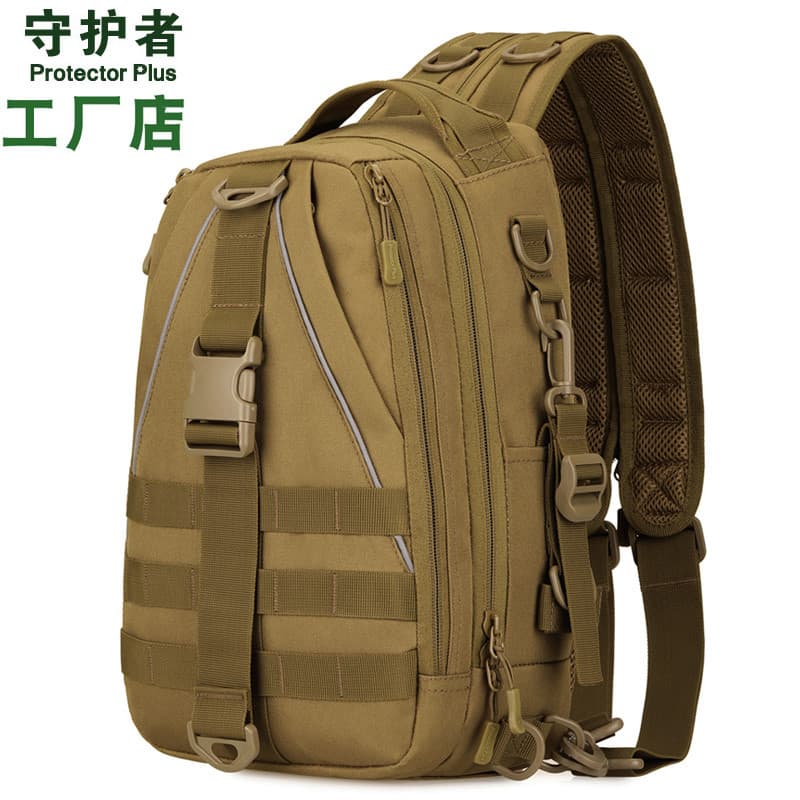 Isca multifuncional saco de cintura única mochila Crossbody saco de vara de pesca saco de armazenamento de equipamentos