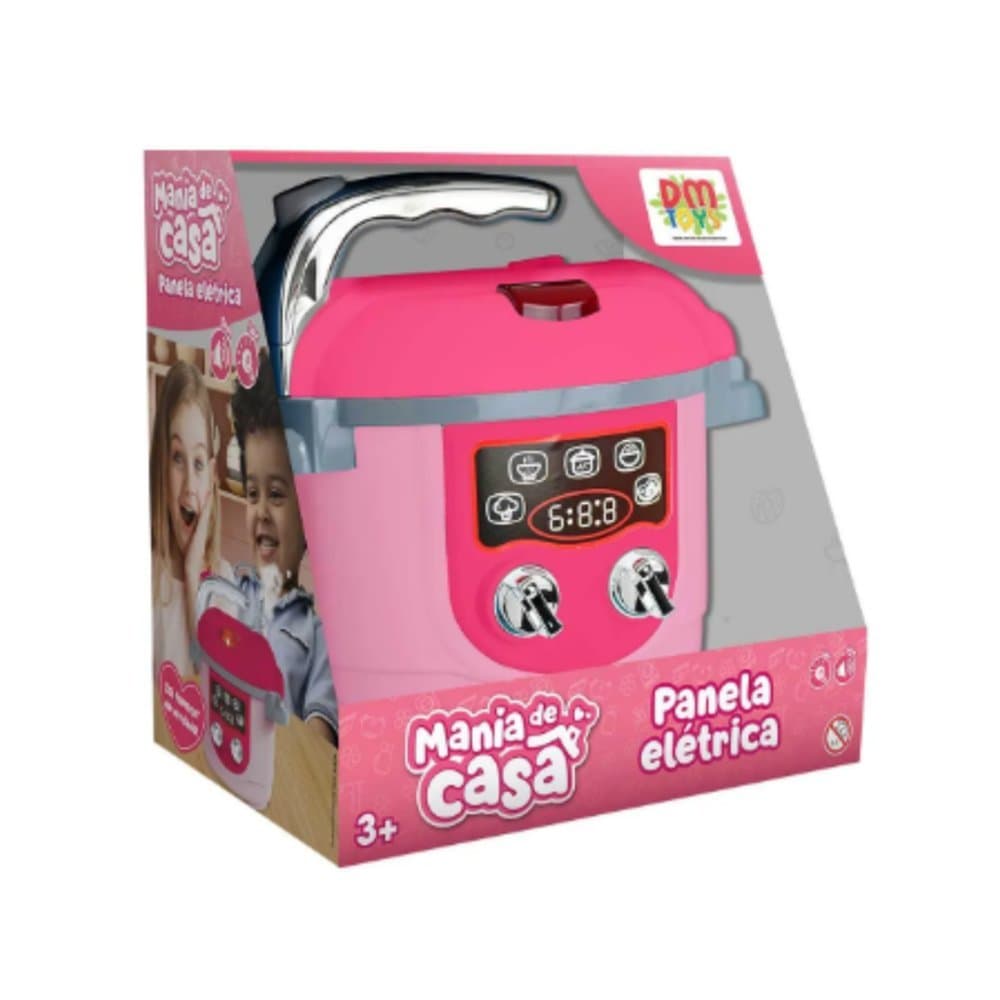 Mania de Casa Panela Elétrica Rosa DMT0254