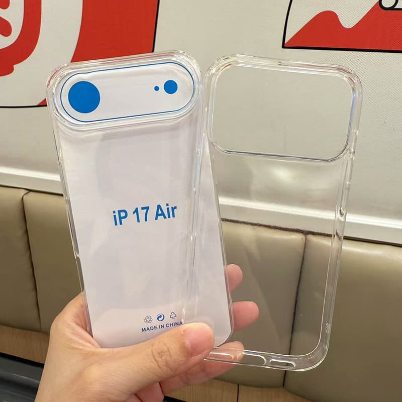 Adequado para Apple 17promax Phone Case 17Air Transparente 17pro Soft Case 17pm Resistente a choques iphone 17/16/15 Cap