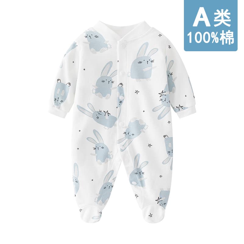 Roupas de bebê recém-nascido primavera outono macacão de algodão puro recém-nascido Outing roupas coelho macacão