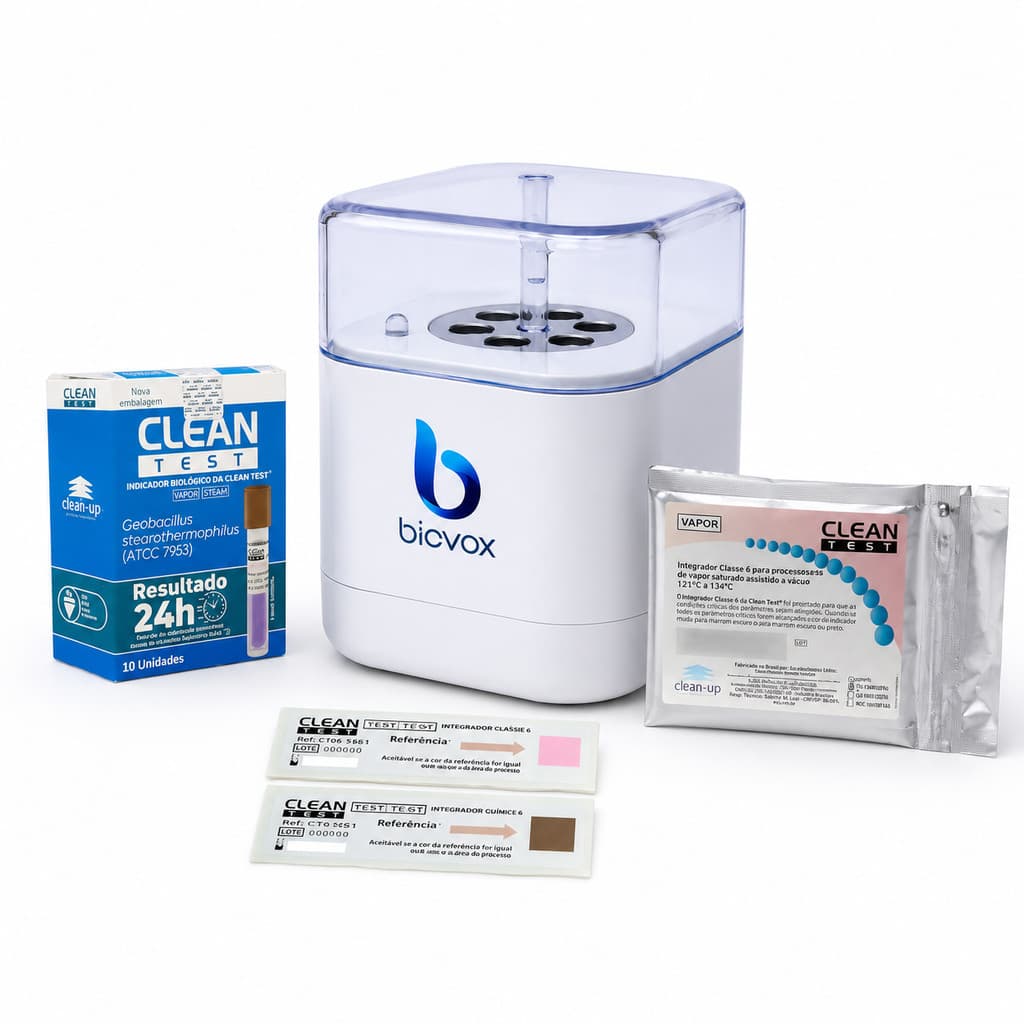 Kit Mini Incubadora Biovox + Indicador Clean Up + Integrador Clean Up
