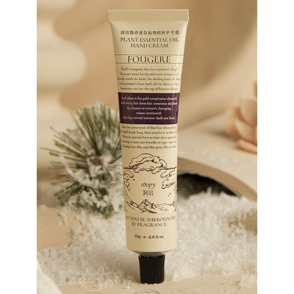 [Estoque pronto] Novo estilo de terceira geração creme hidratante para as mãos/fragrância Fuqi hidratante 75ML hidratant
