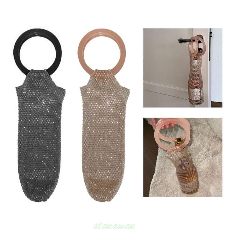 O Saco Térmico Elegante Crystal Net Contém Garrafas De 750ml Confortavelmente Para Viagens