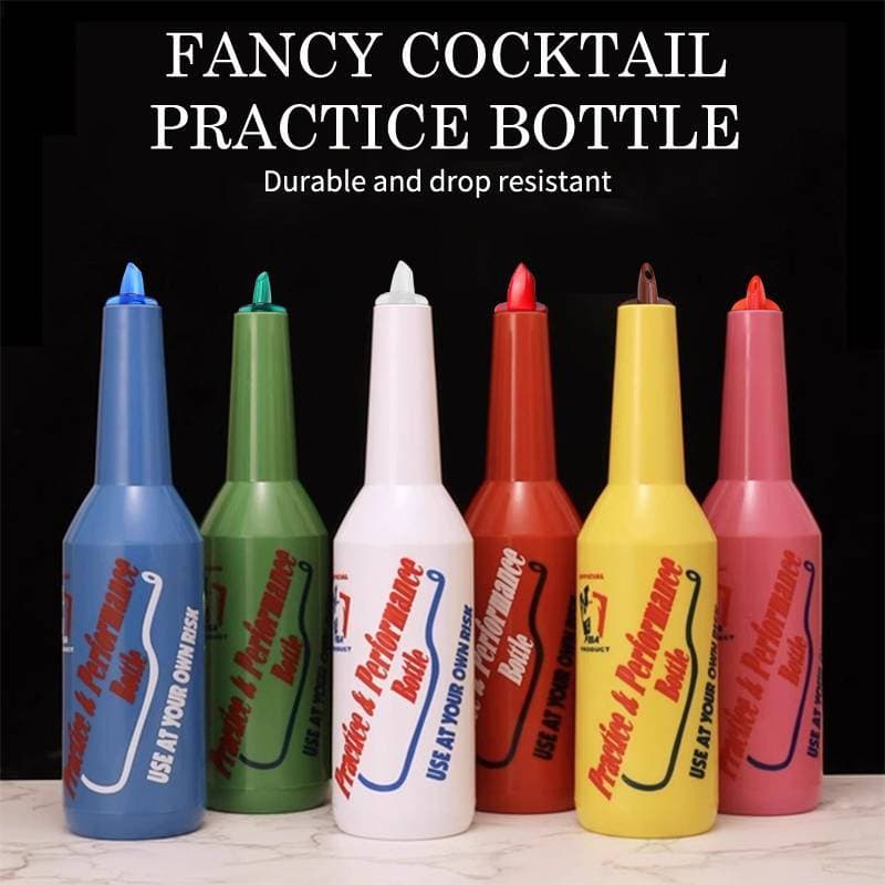 Flair Bartender Cotail Practice Bottle Shaker Set Para Bar Club Home Pub Bartending Training Use