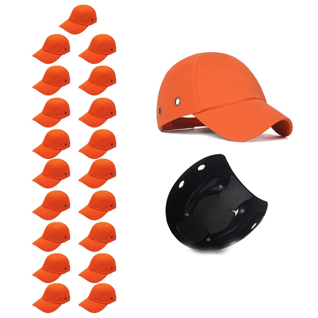 Bone com Capacete EPI Kit 19 Uni Obra Seguranca do Trabalho Casquete Reparo Construcao Oficina Protecao Resistente