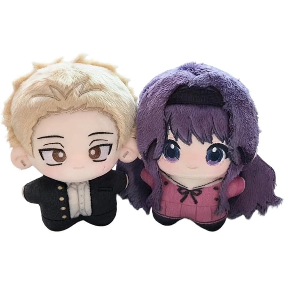 Almofada de Anime de 10 cm Kaoruko Waguri/Rintaro Tsumugi, Figura de Pelúcia Macia com Pingente de Chaveiro Fofo, Coleci