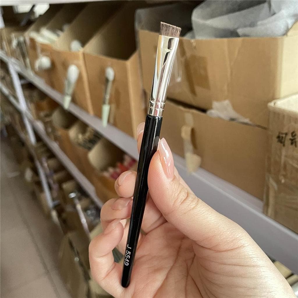 Baifengtang J5549 Pincel de sobrancelha de cabelo de pônei Pincel de sobrancelha largo Sobrancelha selvagem Nevoeiro Sob