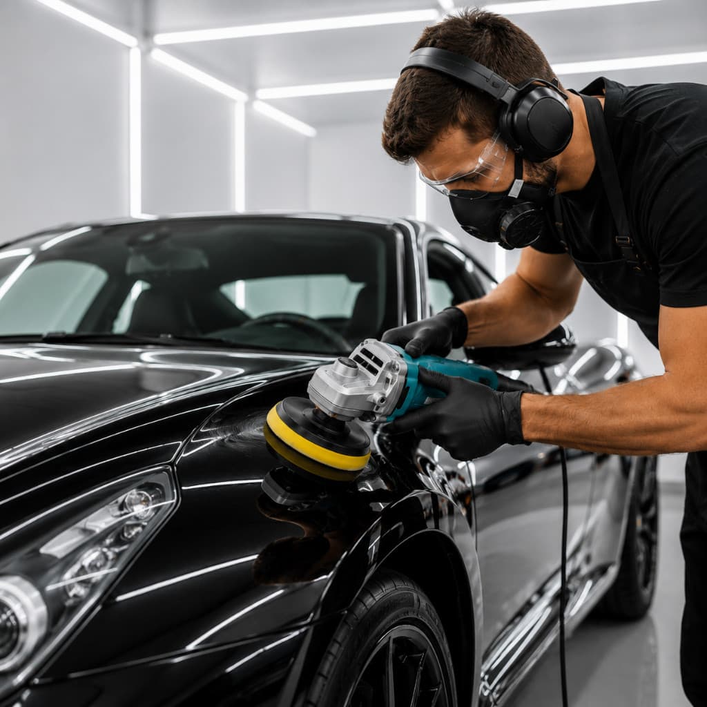 Lixadeira Politriz Angular Profissional 6 Velocidades para Polimento Automotivo e Acabamento