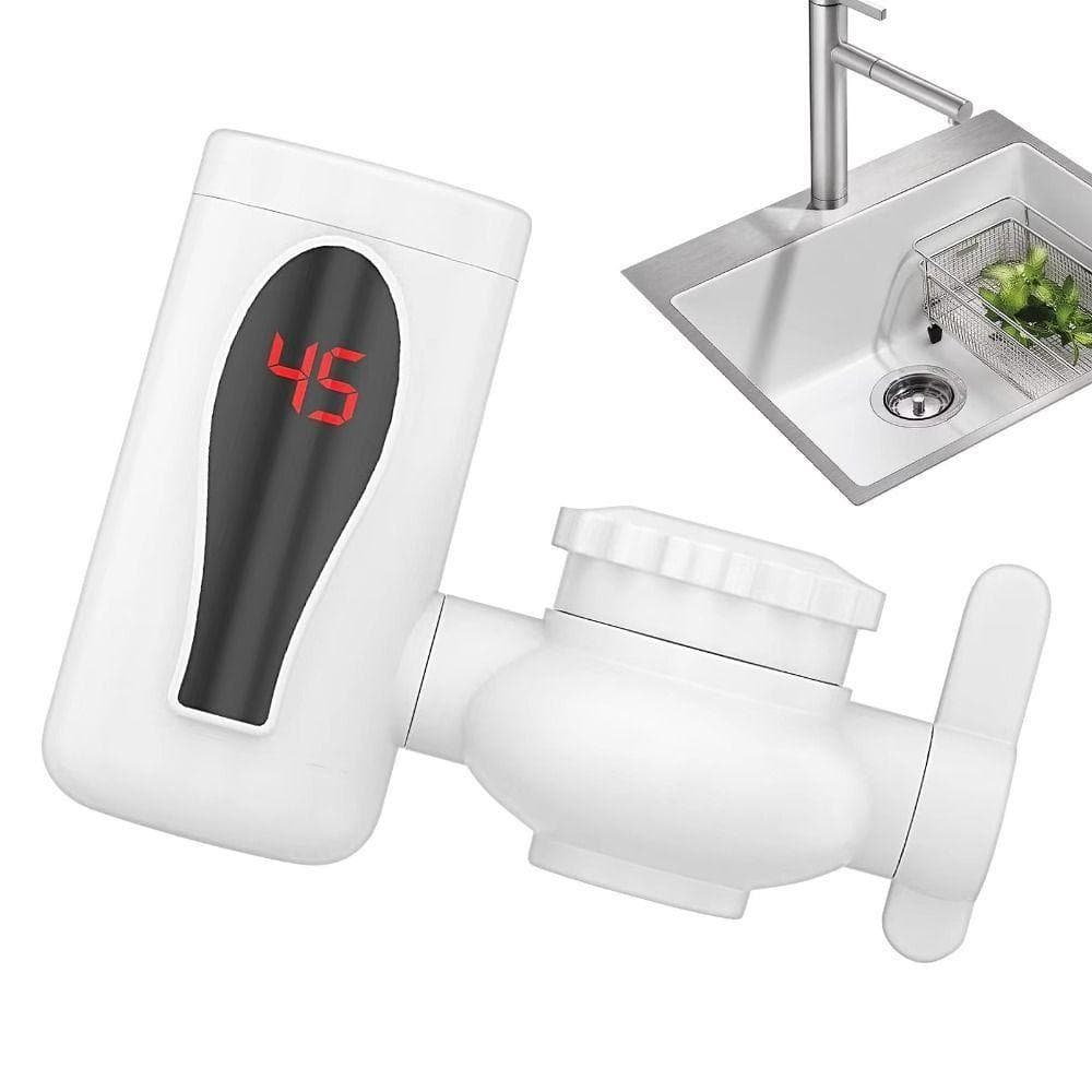 Aquecedor De Água Elétrico Instantâneo  , Sem Tanque De Aquecimento Rápido De 3000 W , Torneira Giratória