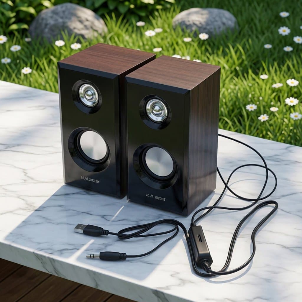 Giteng multimídia alto-falante de madeira Notebook áudio Desktop computador usb Mini 3D Surround estéreo telefone móvel