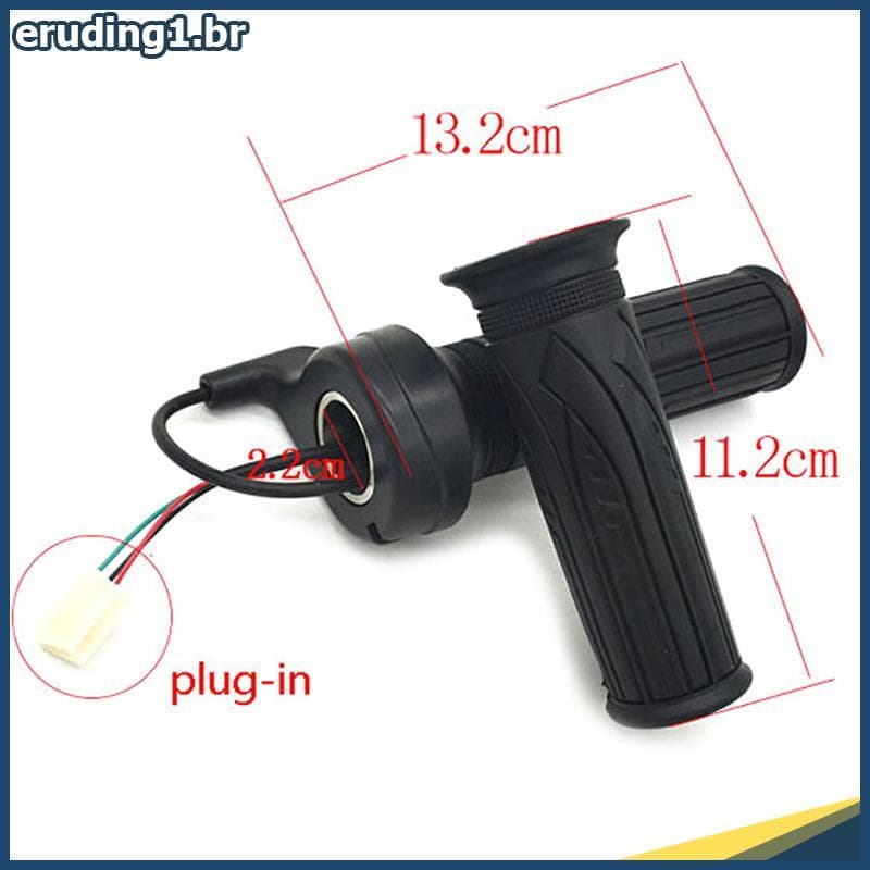 Acelerador erudi Twist Throttle 12V-72V Para Bicicleta Elétrica/e-bike/scooter .