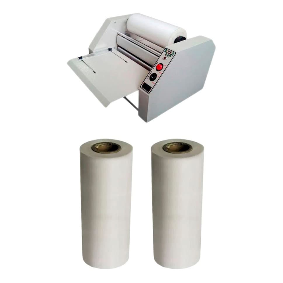 Plastificadora Profissional R-380 + 02 Bobina Para A3 Bivolt