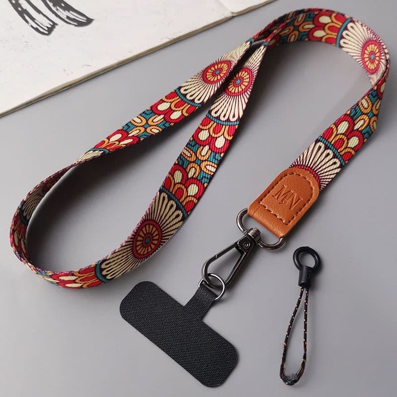 Cordão para celular feminino requintado high-end sensação 2025 estilo longo Halter versão larga cinta não estrangular pe