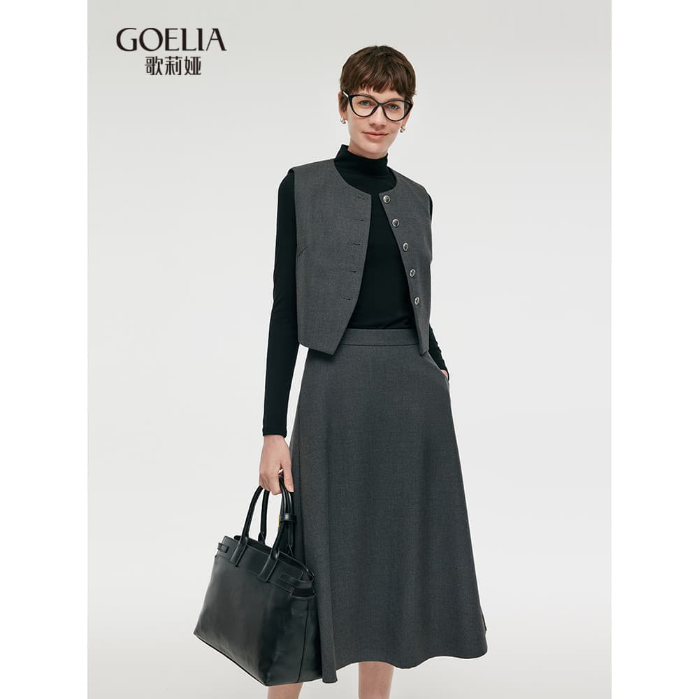 Primeira gota com 30% de desconto|Golia outono inverno um conjunto inteiro usar feminino lã fina High-End luz madura ter