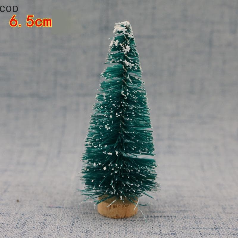 [YMC] 12 Unidades Mini Árvore De Natal Decoração De Neve De Papai Noel Para DIY Frost Village Ano Novo BR