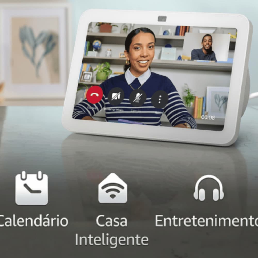 Amazon Echo Show 8 (3ª Geração) R85SD6 – Tela 8" – Wi-Fi – Bluetooth