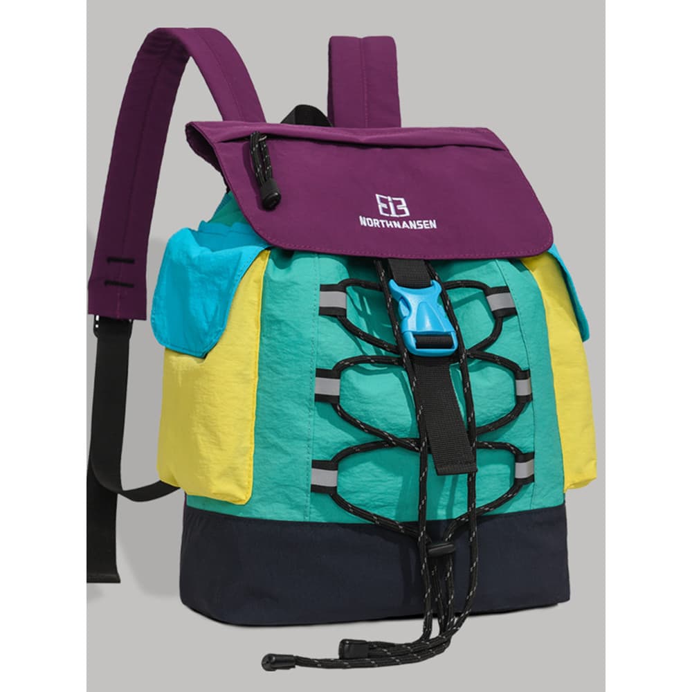 Contraste cor cordão mochila ao ar livre 2026 Unisex leve montanhismo mochila estudante esportes lazer mochila